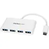 StarTech.com HB30C4ABW hub & concentrateur USB 3.2 Gen 1 (3.1 Gen 1) Type-C 5000