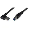 StarTech.com StarTech 1m Black USB 3 Cable Right Angle A to B