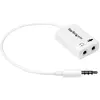 StarTech.com Adaptateur casque avec prises ecouteur / micro