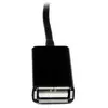 StarTech.com Câble adaptateur USB OTG pour Samsung Galaxy Tab - STARTECH - Noir - Blindé