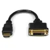 StarTech.com Câble adaptateur vidéo HDMI vers DVI-D - M/F - 20 cm