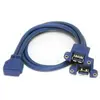 Startech.com Startech Câble USB USB3SPNLAFHD         IDC USB A Bleu TU