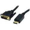 StarTech.com Adaptateur DisplayPort vers DVI Startech DP2DVI2MM6 (1,8 m) Noir 1.8 m