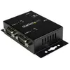 StarTech.com Hub adaptateur industriel USB vers série 2 ports à fixation murale