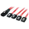StarTech.com Startech Câble Sas Sff-8087 Vers Adaptateur Sata 4x à Verrouillage