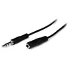 StarTech.com Câble d'extension audio stéréo Slim 3,5 mm de 1 m - M/F