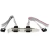 Support de port série DB9 16 pouces à 2 ports - STARTECH - Gris