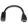Câble adaptateur Micro USB vers Mini USB de 15 cm - M/F (UUSBMUSBMF6)