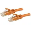 StarTech.com Câble réseau Cat6 Gigabit UTP sans crochet de 15m - STARTECH - Orange - M/M
