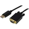 StarTech.com Startech Adaptateur DisplayPort vers VGA DP2VGAMM10B 3 m Noir TU