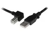 StarTech.com Câble USB 2.0 Type A vers USB Type B Coudé à Gauche - STARTECH - 2m - Noir