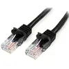 StarTech 3m Black Snagless UTP Cat5e Patch Cable