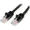 StarTech 2m Black Snagless UTP Cat5e Patch Cable