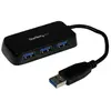 StarTech.com Hub USB 3.0 (5Gbps) à 4 ports avec câble intégré - Noir
