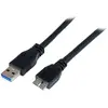 StarTech.com Startech Câble USB vers Micro USB USB3CAUB1M Noir TU
