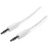 Câble Audio Stéréo Mini-Jack 3.5mm Slim - STARTECH - 1 m - Blanc