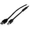 StarTech.com Câble USB Actif A vers B 20 m - M/M - Noir (USB2HAB65AC)