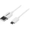 StarTech.com Startech Câble USB vers micro USB USBPAUB2MW Blanc Jaune (4 Unités) TU
