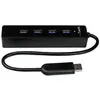 StarTech.com Hub USB 3.0 portable avec cable intégré - 4 ports