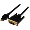 Câble Adaptateur Micro HDMI vers DVI-D Mâle / Mâle - 2 m - Neuf