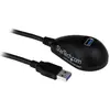 StarTech.com Rallonge StarTech USB-A vers USB-A femelle coudé 5 Gbit/s - 1,5 m - Noir