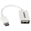StarTech 5in White Micro USB to USB OTG Adapter