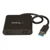 StarTech.com USB32HD2 adaptateur graphique USB 3840 x 2160 pixels Noir