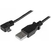 StarTech.com Câble StarTech USB-A vers micro-USB-A coudé USB 2.0 - 50 cm - Noir