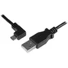 StarTech.com Câble StarTech USB-A vers micro-USB-B coudé USB 2.0 - 50 cm - Noir