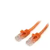 StarTech.com StarTech 3m Orange Snagless UTP Cat5e Patch Cable