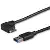 Câble Micro USB 3.0 slim - STARTECH - 2 m - Angle Gauche - Noir