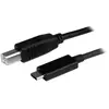StarTech.com StarTech Cable de Impresora USB 2.0 B a USB-C 1m Negro