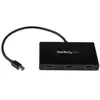 StarTech.com Startech Adaptateur Mini DisplayPort vers HDMI MSTMDP123HD HDMI x 3 TU