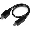 Câble USB OTG Micro USB vers Mini USB de 20 cm - M/M - Neuf