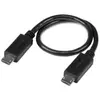 Câble USB OTG Micro USB vers Micro USB de 20 cm - M/M - Neuf