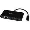 STARTECH Hub USB 3.0 à 3 ports - PD GbE