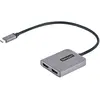 StarTech.com MST14CD122HD adaptateur graphique USB 3840 x 2160 pixels Noir, Gris