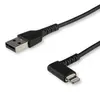 StarTech.com Startech Cable Lightning a USB en Ángulo Acodado 2m Negro