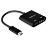 StarTech.com CDP2DP14UCPB adaptateur graphique USB 7680 x 4320 pixels Noir