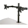 Startech Bras De Moniteur Double Barre Transversale En Acier