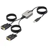 StarTech.com Câble Adaptateur USB à Série - STARTECH - 2-Port - 4m - DB9 RS232 - Protection ESD Niveau 4