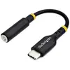 StarTech.com Adaptateur USB-C vers Jack 3.5 mm (M/F) - 0.14 m - Noir