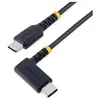 StarTech.com Câble StarTech USB-B vers USB-C coudé 60 W USB 2.0 - 30 cm - Noir