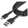 StarTech.com STARTECH 50cm/20in USB to Lightning Cable Coiled - RUSB2ALT50CMBC