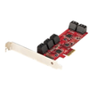 StarTech.com Carte contrôleur PCI-E avec 10 ports SATA III internes