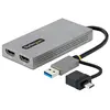 StarTech.com Adaptateur USB vers Double HDMI - USB A/C vers 2 Écrans HDMI (1x 4K