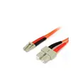 StarTech.com Câble patch à fibre optique duplex 62,5/125 multimode 3 m LC - SC - STARTECH