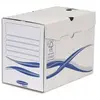Bankers Box Fellowes Basic Lot de 10 Boîtes archives A4+ 20 cm Blanc/Bleu