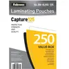 Consommable de bureau pour plastifieuse FELLOWES Pochettes A4 125mic x250 TU