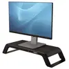 Fellowes Hana Monitor Support - Pied - pour moniteur - acier, placage de frêne - noir - ordinateur de bureau